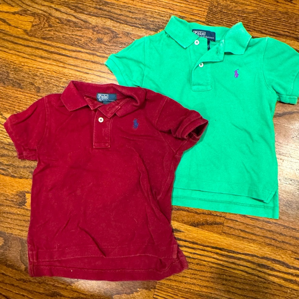 Ralph Lauren Polo Shirts - Boys Size 12Mos and 2T